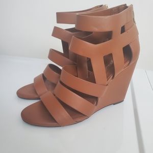 BCBG wedge sandals size 6.5